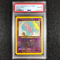 PSA 8 Mew - 1/18 - Holo - 2001 Southern Islands Promo - 540