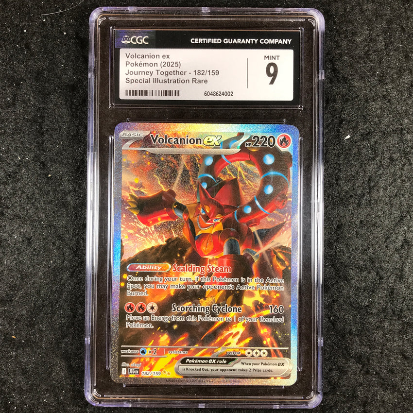 CGC 9 Volcanion ex - 182/159 - Special Illustration Rare - Journey Together - 002