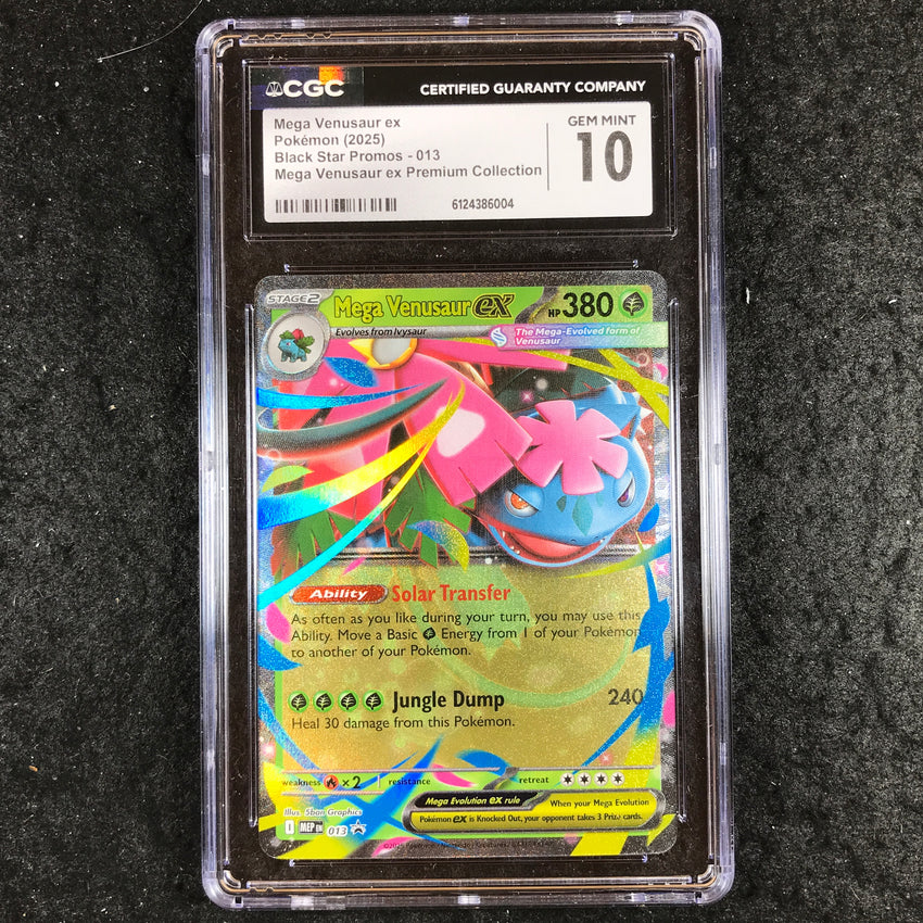 CGC 10 Mega Venusaur ex - MEP 013 -  Black Star Promo - 004