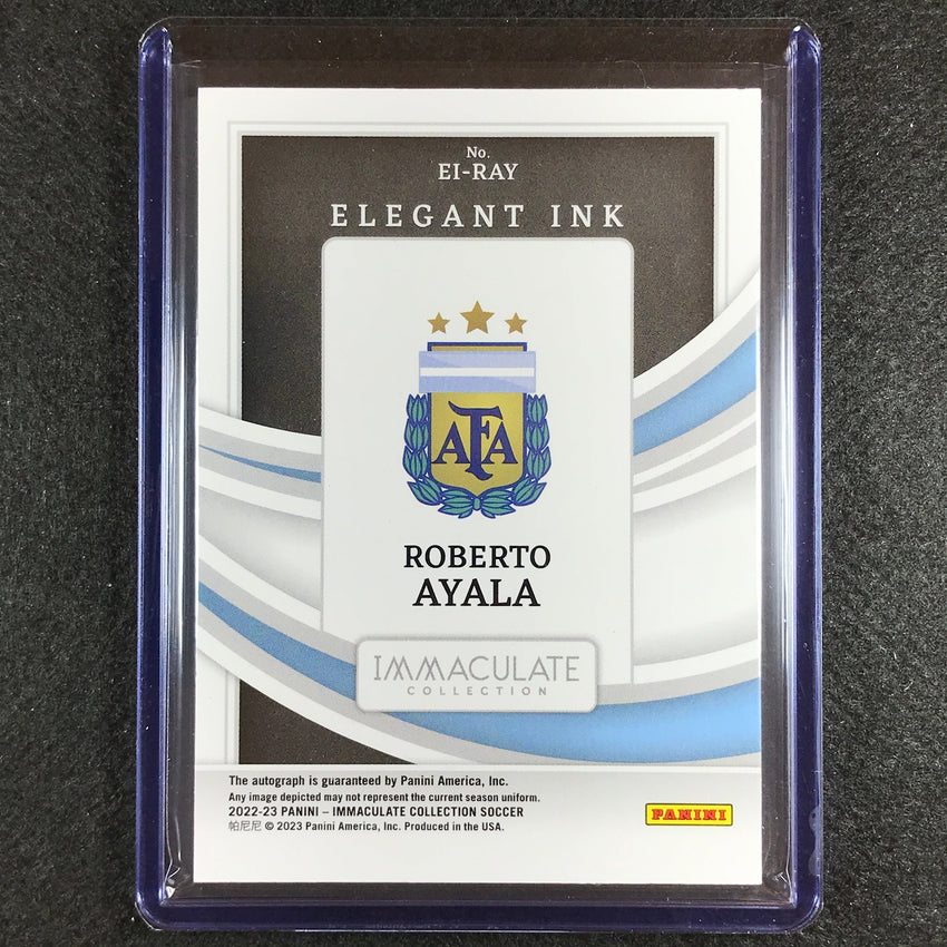 2022-23 Immaculate Roberto Ayala Elegant Ink Auto Platinum 1/1
