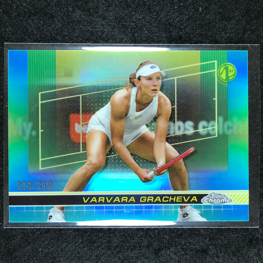 2024 Topps Chrome Tennis VARVARA GRACHEVA Base Aqua /399 #27
