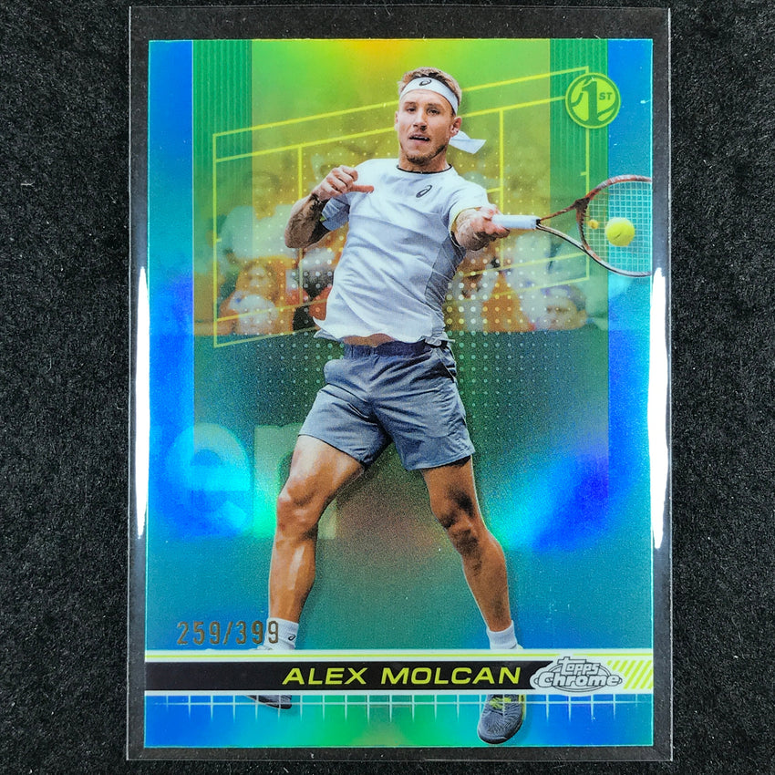 2024 Topps Chrome Tennis ALEX MOLCAN Base Aqua /399 #28