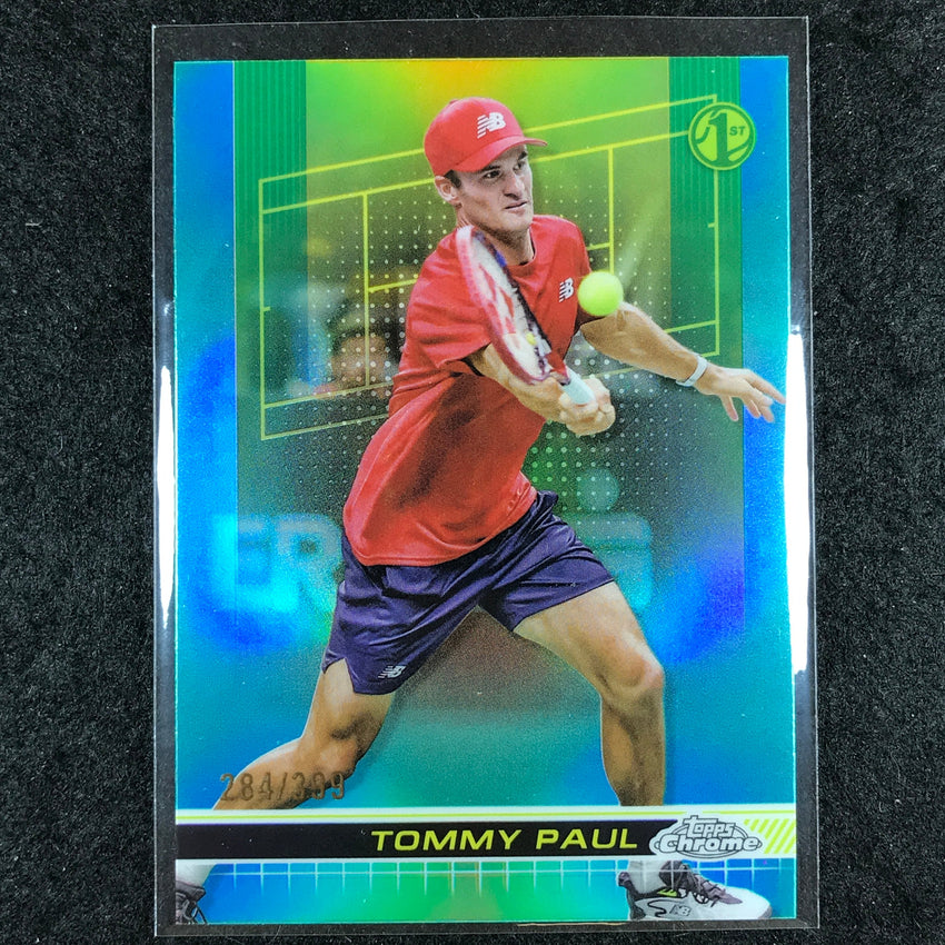 2024 Topps Chrome Tennis TOMMY PAUL Base Aqua /399 #69