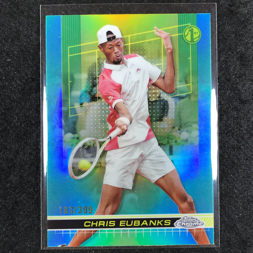 2024 Topps Chrome Tennis CHRIS EUBANKS Base Aqua /399 #76