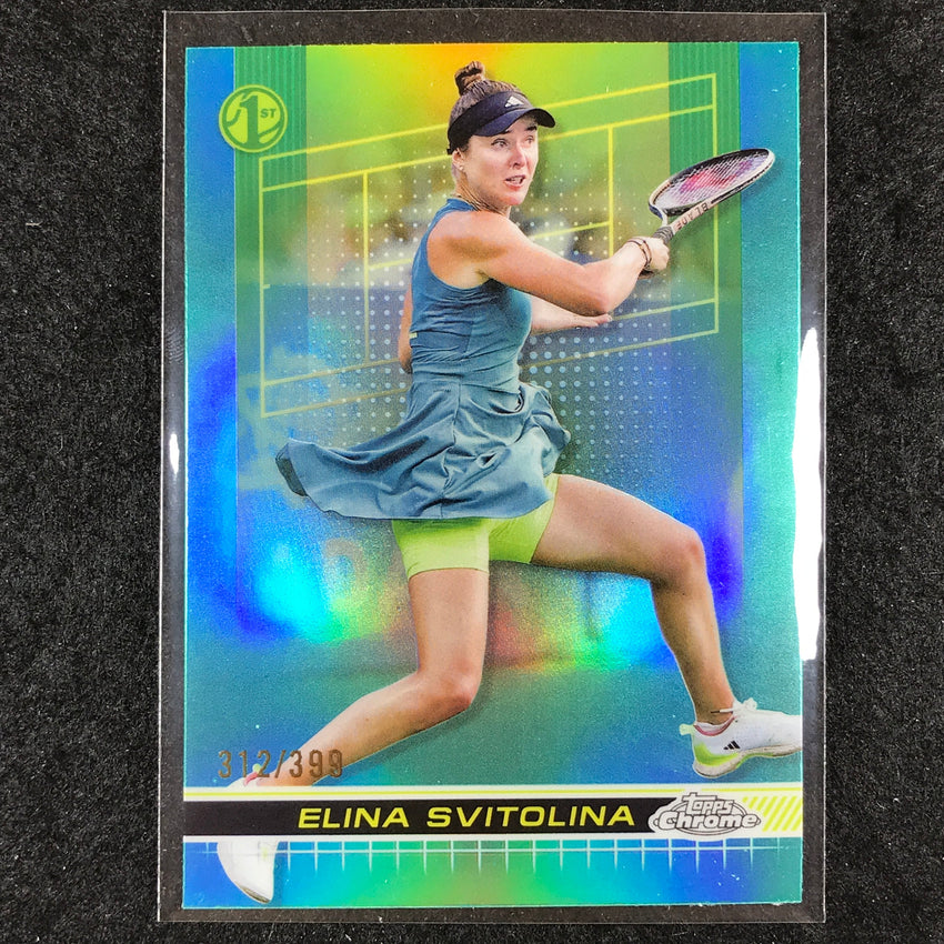 2024 Topps Chrome Tennis ELINA SVITOLINA Base Aqua /399 #77