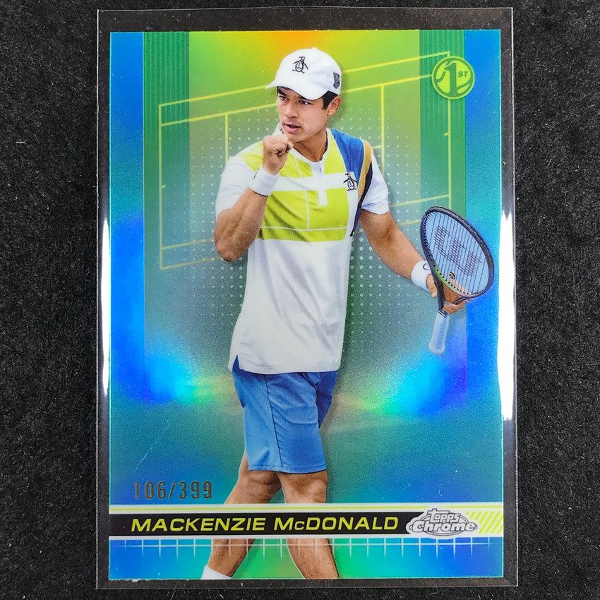 2024 Topps Chrome Tennis MACKENZIE MCDONALD Base Aqua /399 #78