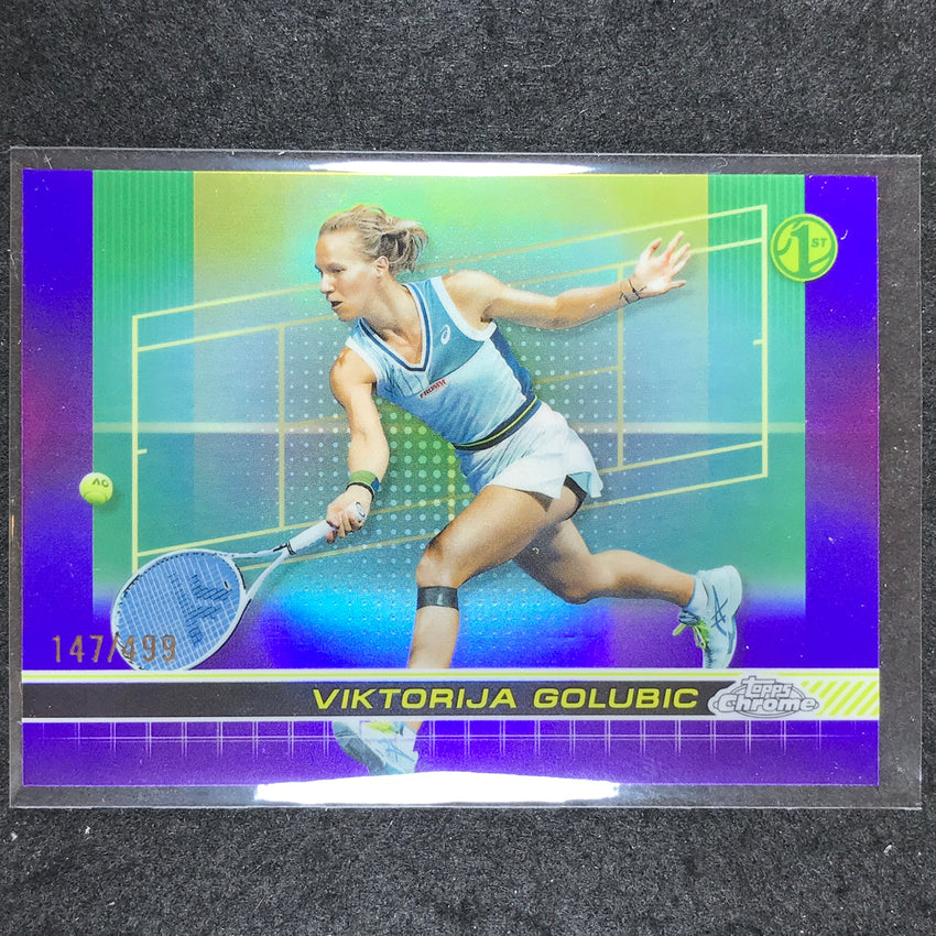 2024 Topps Chrome Tennis VIKTORIJA GOLUBIC Base Purple /499 #4