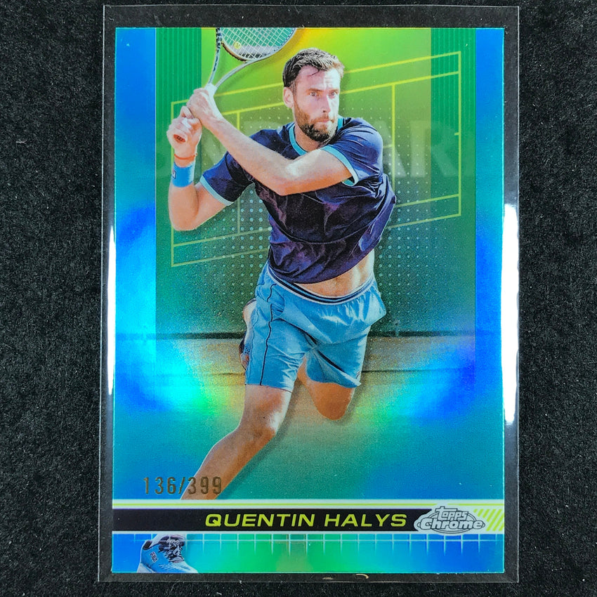 2024 Topps Chrome Tennis QUENTIN HALYS Base Aqua /399 #86
