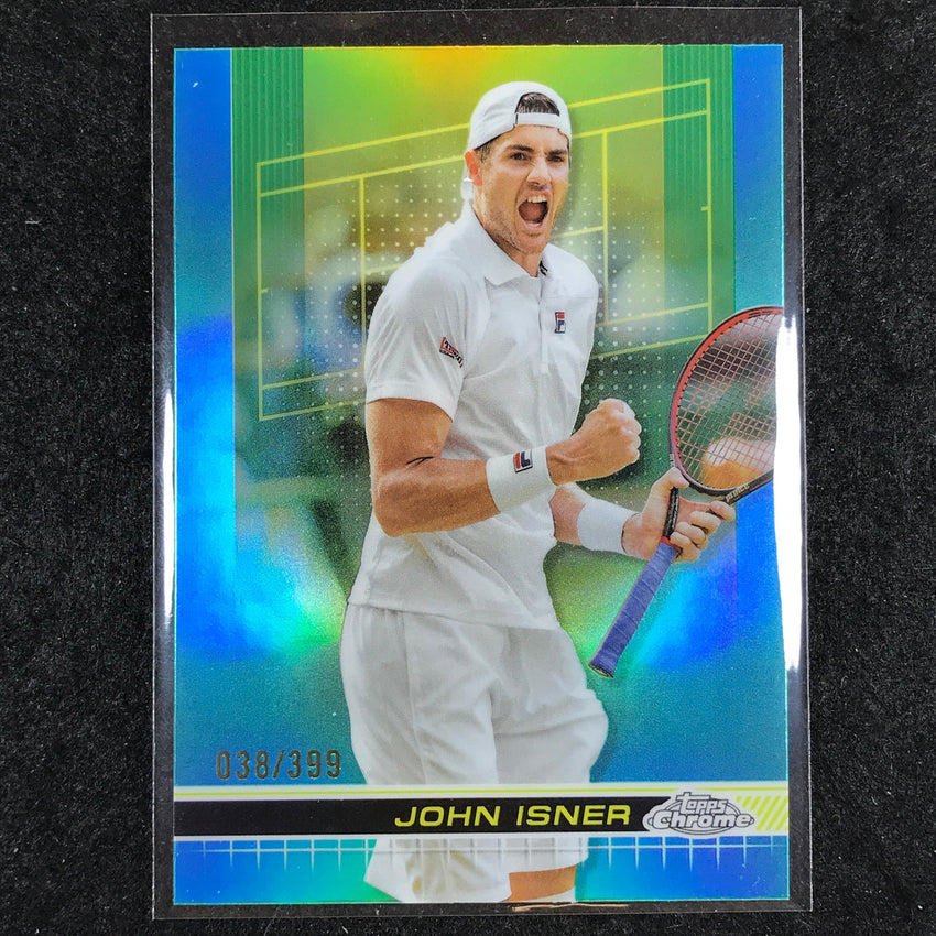 2024 Topps Chrome Tennis JOHN ISNER Base Aqua /399 #92