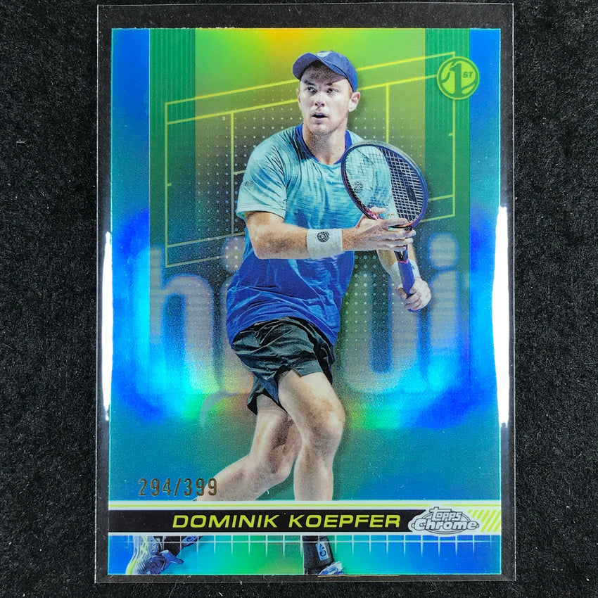 2024 Topps Chrome Tennis DOMINIK KOEPFER Base Aqua /399 #94
