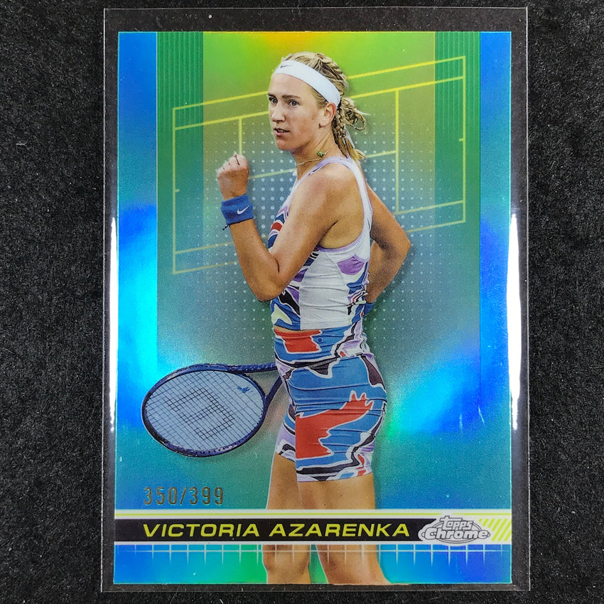 2024 Topps Chrome Tennis VICTORIA AZARENKA Base Aqua /399 #100