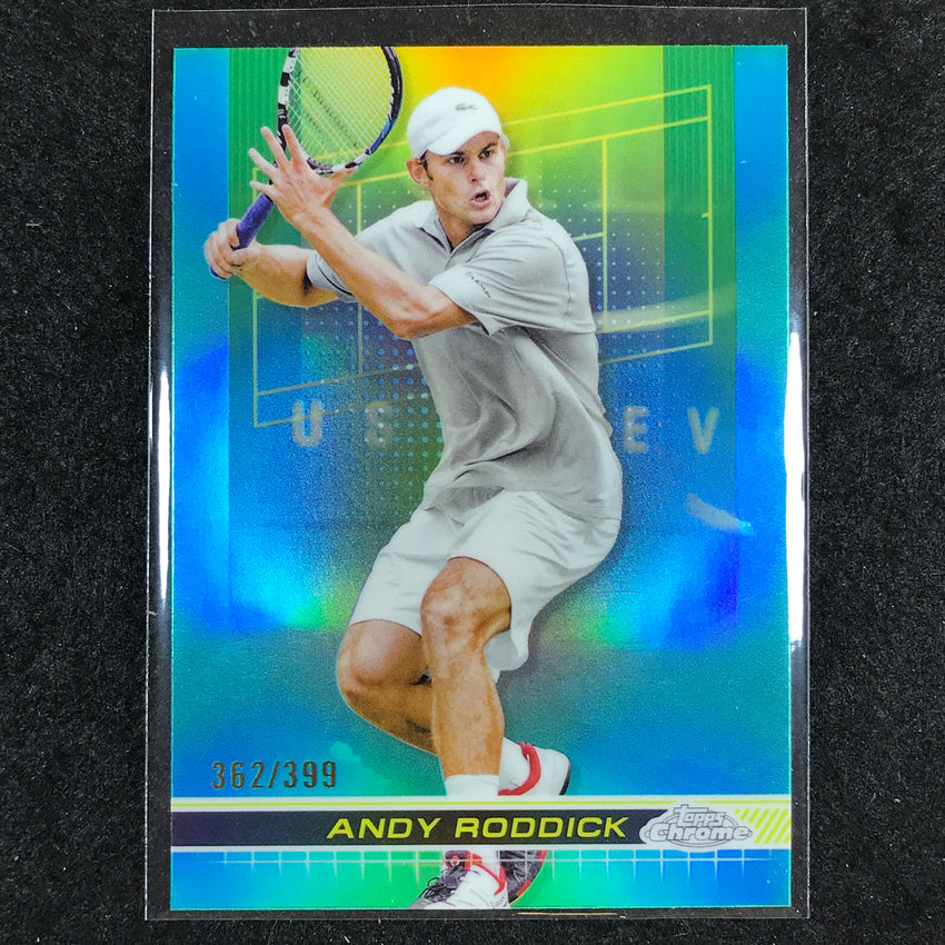 2024 Topps Chrome Tennis ANDY RODDICK Base Aqua /399 #104
