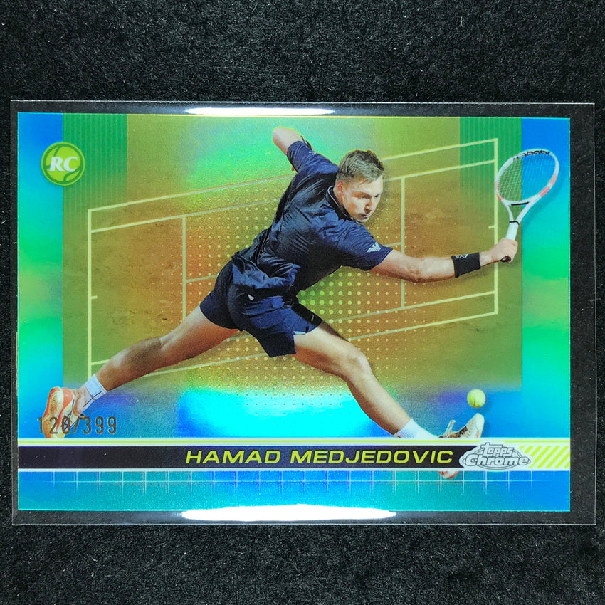2024 Topps Chrome Tennis HAMAD MEDJEDOVIC Rookie Base Aqua /399 #106