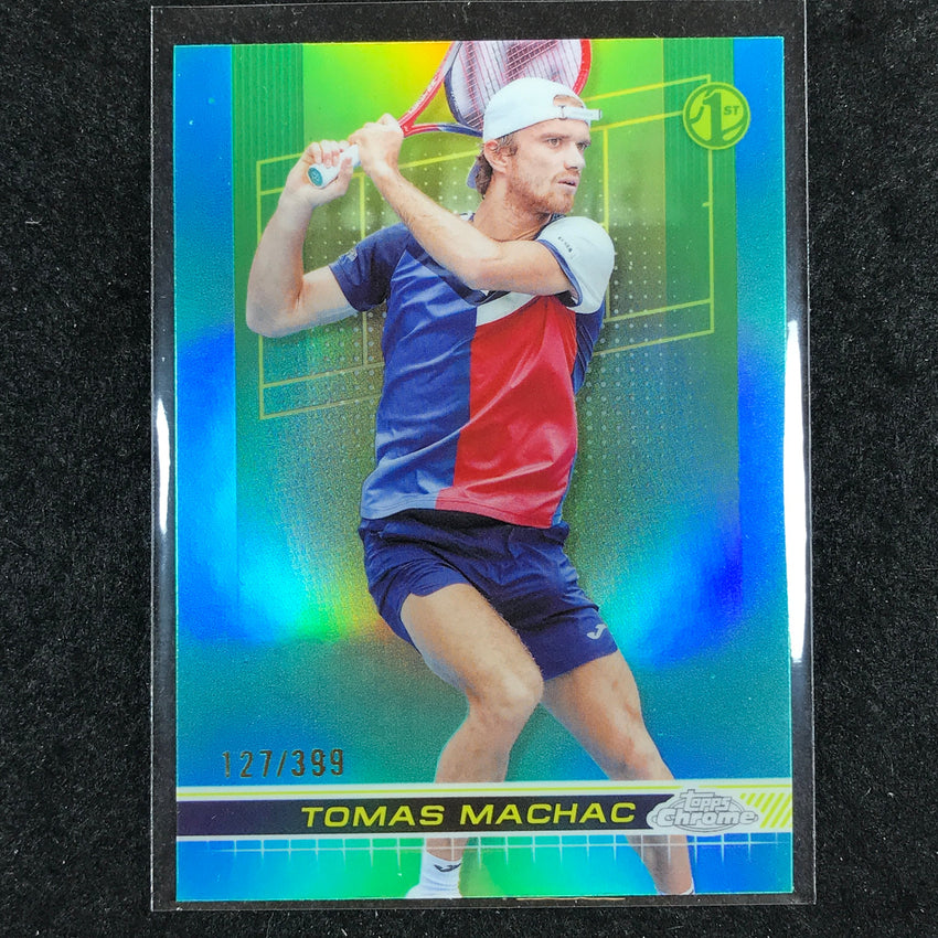 2024 Topps Chrome Tennis TOMAS MACHAC Base Aqua /399 #110