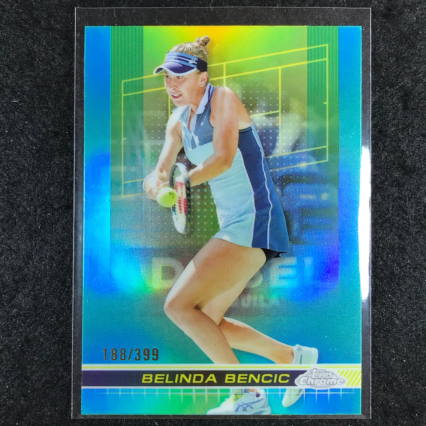 2024 Topps Chrome Tennis BELINDA BENCIC Base Aqua /399 #137