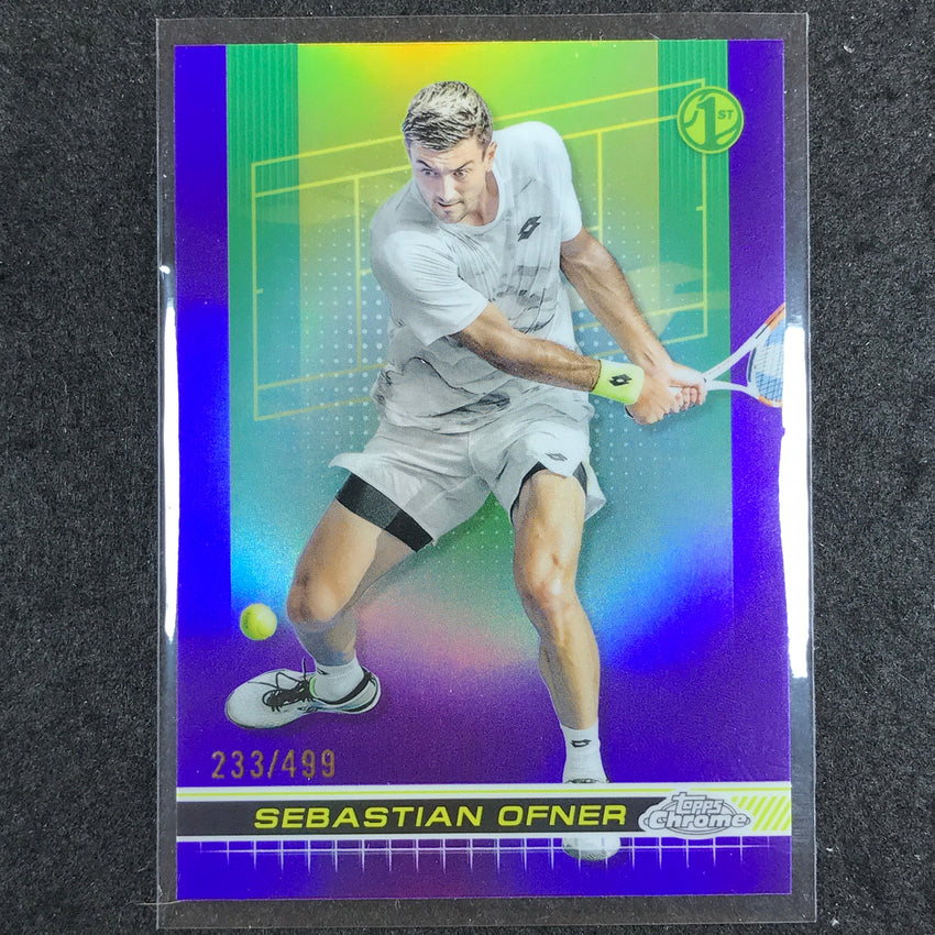 2024 Topps Chrome Tennis SEBASTIAN OFNER Base Purple /499 #8