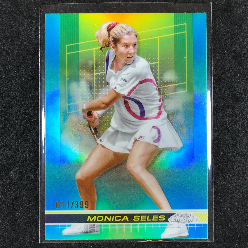 2024 Topps Chrome Tennis MONICA SELES Base Aqua /399 #159