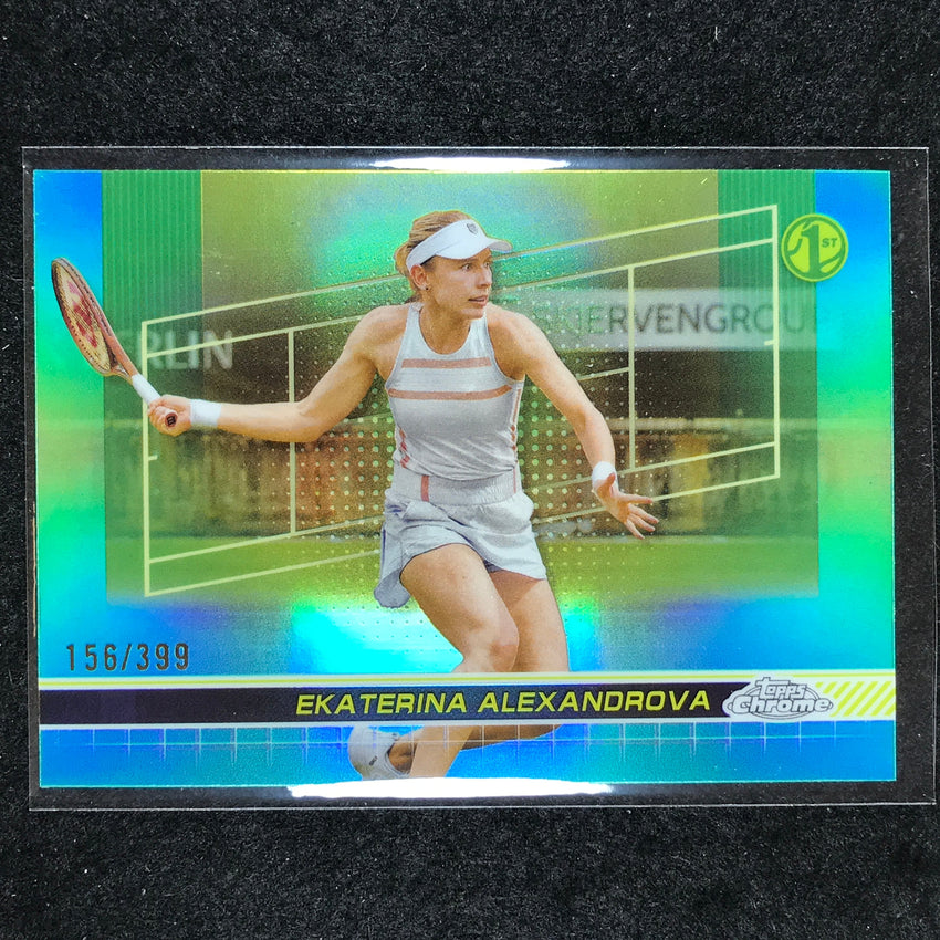 2024 Topps Chrome Tennis EKATERINA ALEXANDROVA Base Aqua /399 #162