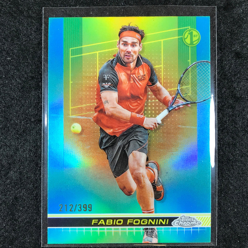 2024 Topps Chrome Tennis FABIO FOGNINI Base Aqua /399 #165