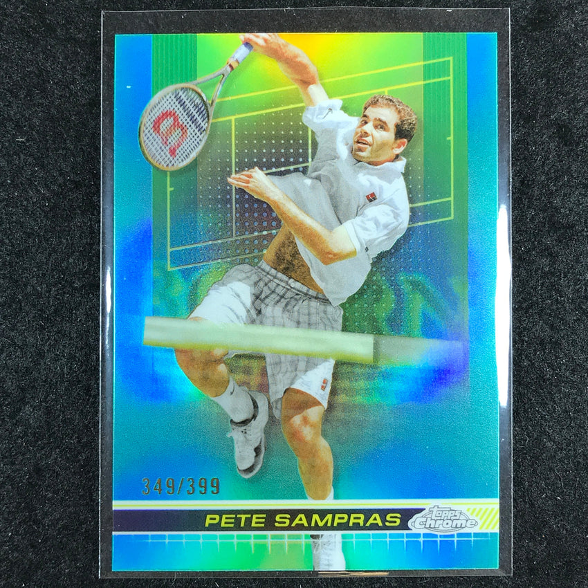 2024 Topps Chrome Tennis PETE SAMPRAS Base Aqua /399 #180