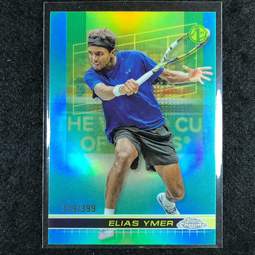 2024 Topps Chrome Tennis ELIAS YMER Base Aqua /399 #185