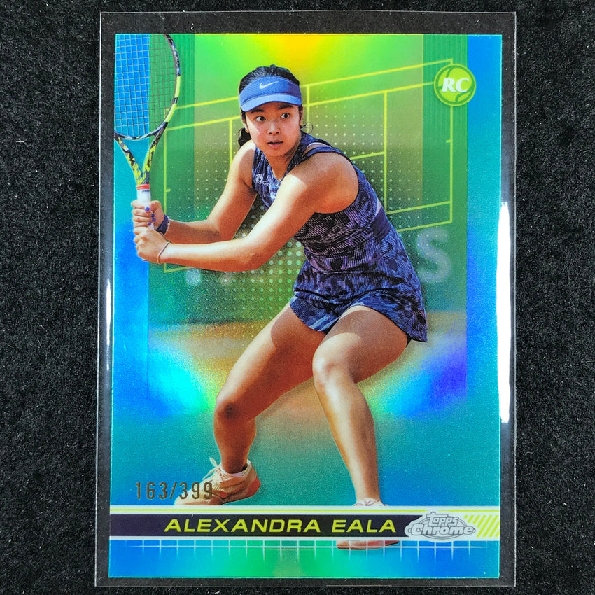 2024 Topps Chrome Tennis ALEXANDRA EALA Rookie Base Aqua /399 #191