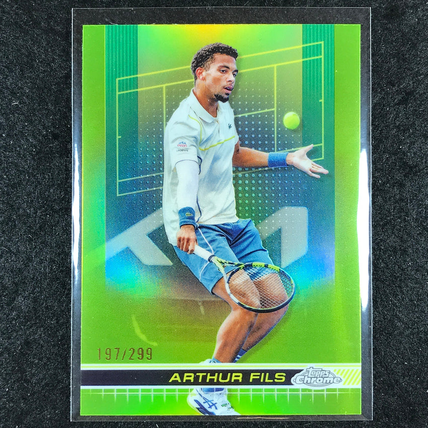 2024 Topps Chrome Tennis ARTHUR FILS Base Lime Green /299 #38