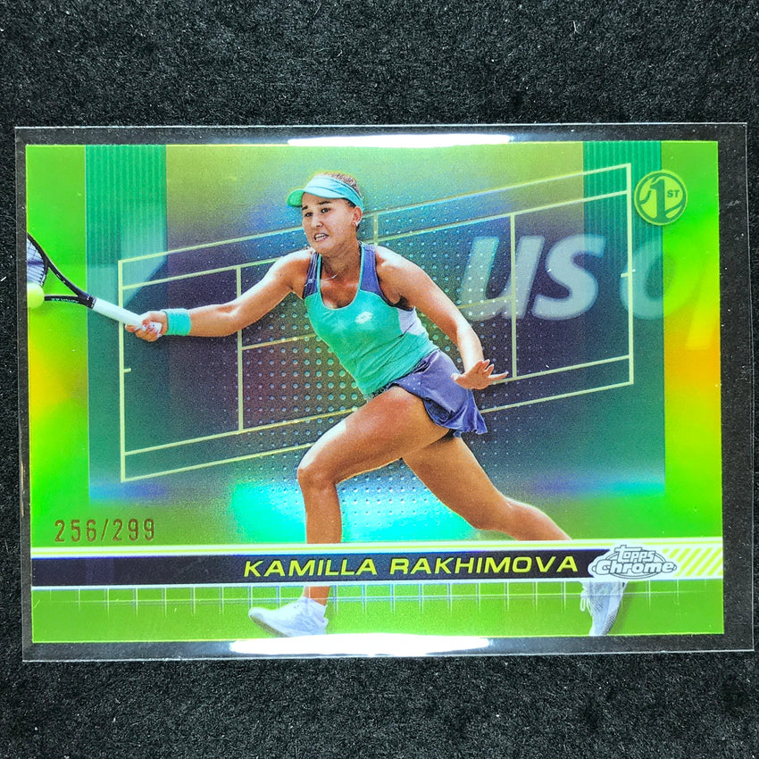 2024 Topps Chrome Tennis KAMILLA RAKHIMOVA Base Lime Green /299 #51