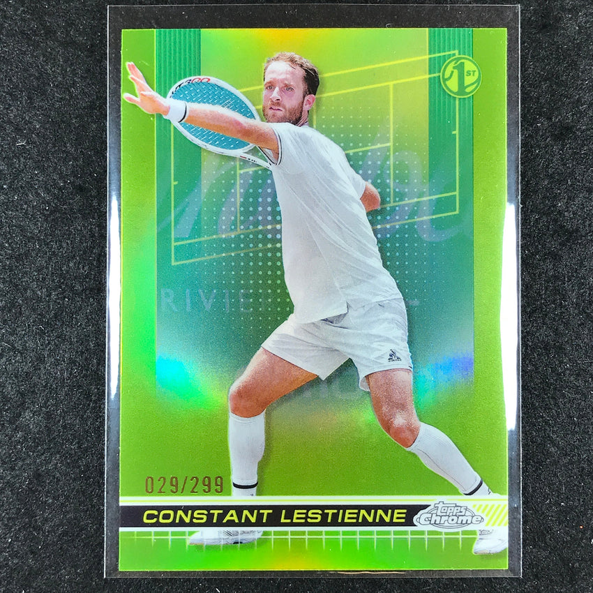 2024 Topps Chrome Tennis CONSTANT LESTIENNE Base Lime Green /299 #62