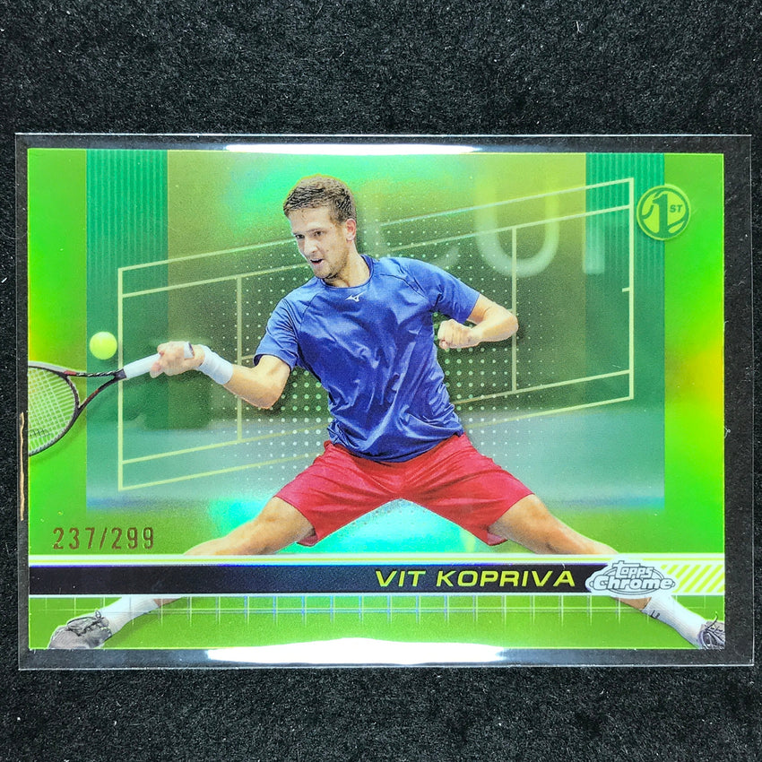 2024 Topps Chrome Tennis VIT KOPRIVA Base Lime Green /299 #72