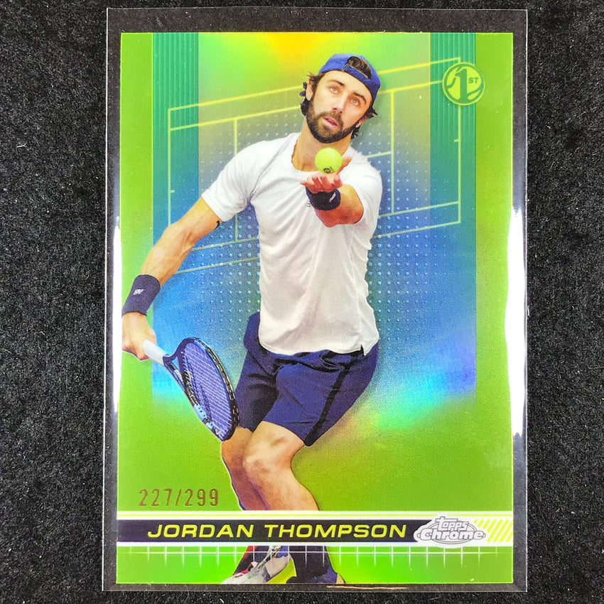 2024 Topps Chrome Tennis JORDAN THOMPSON Base Lime Green /299 #73