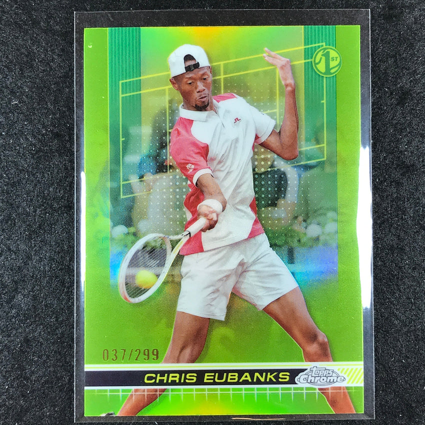 2024 Topps Chrome Tennis CHRIS EUBANKS Base Lime Green /299 #76