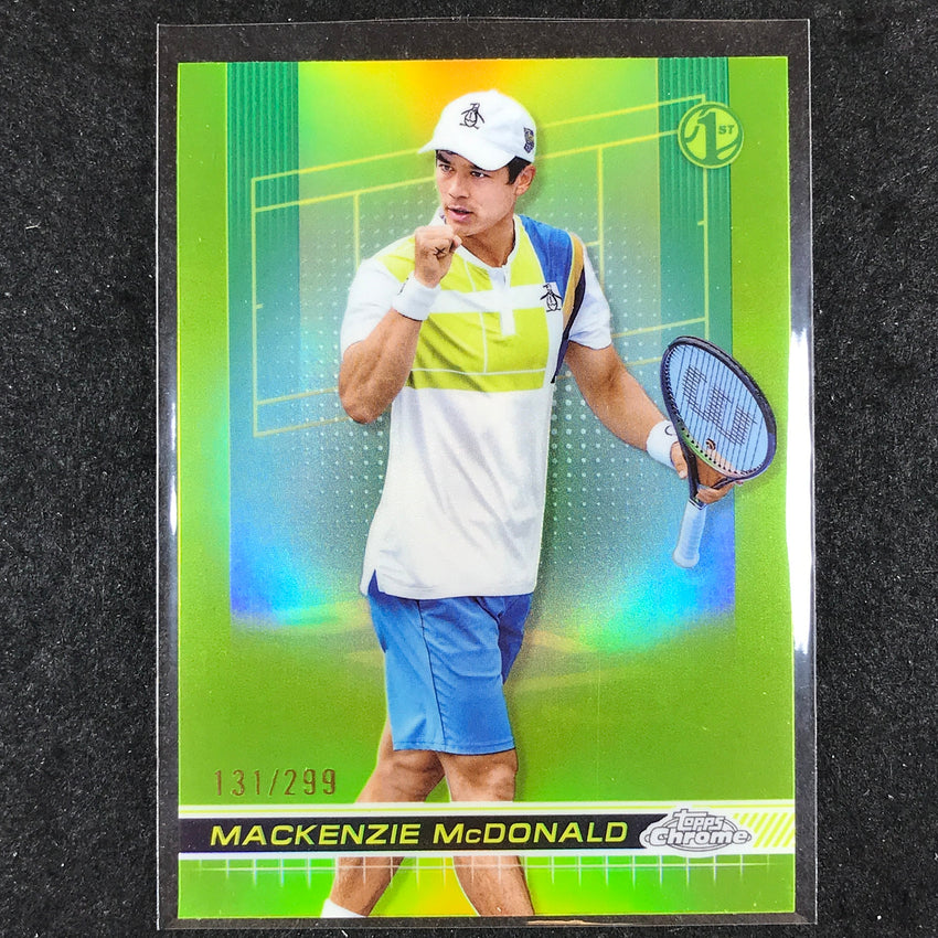 2024 Topps Chrome Tennis MACKENZIE MCDONALD Base Lime Green /299 #78