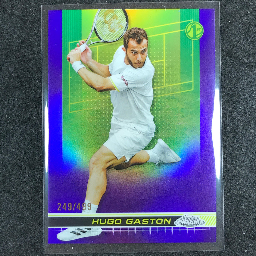 2024 Topps Chrome Tennis HUGO GASTON Base Purple /499 #20