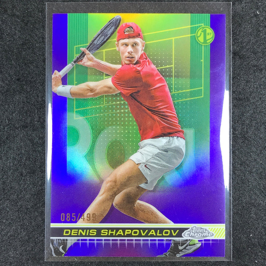 2024 Topps Chrome Tennis DENIS SHAPOVALOV Base Purple /499 #23
