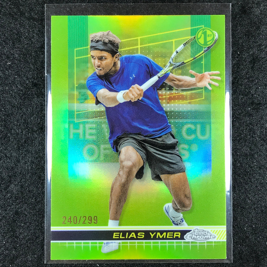2024 Topps Chrome Tennis ELIAS YMER Base Lime Green /299 #185