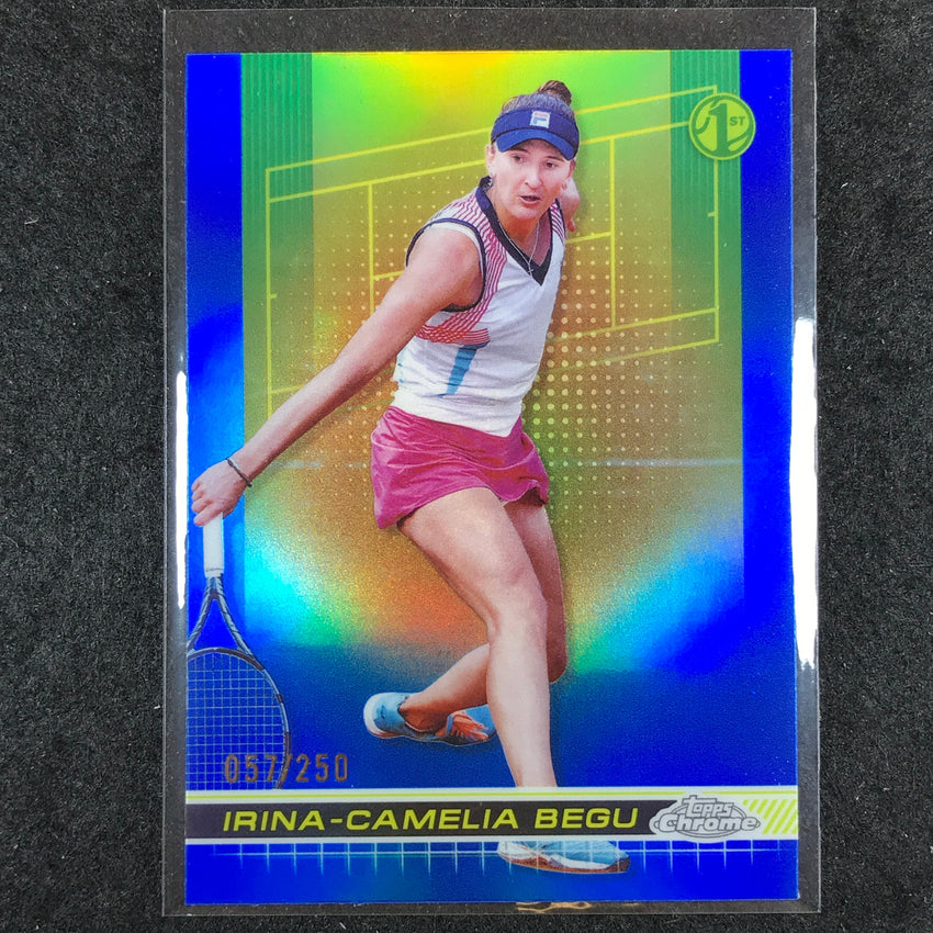 2024 Topps Chrome Tennis IRINA-CAMELIA BEGU Base Blue /250 #35