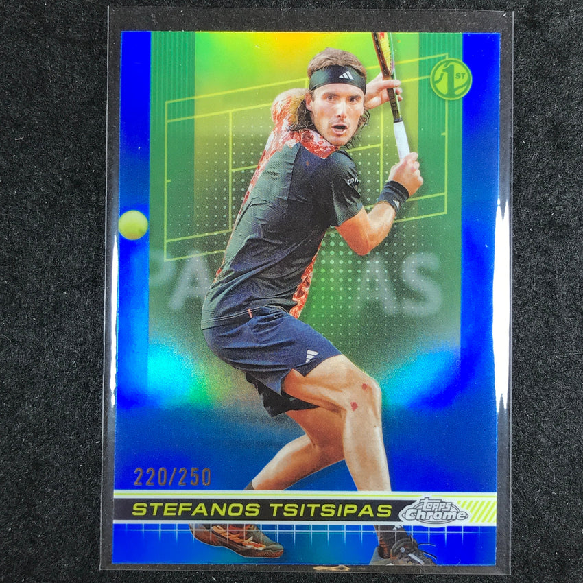 2024 Topps Chrome Tennis STEFANOS TSITSIPAS Base Blue /250 #46