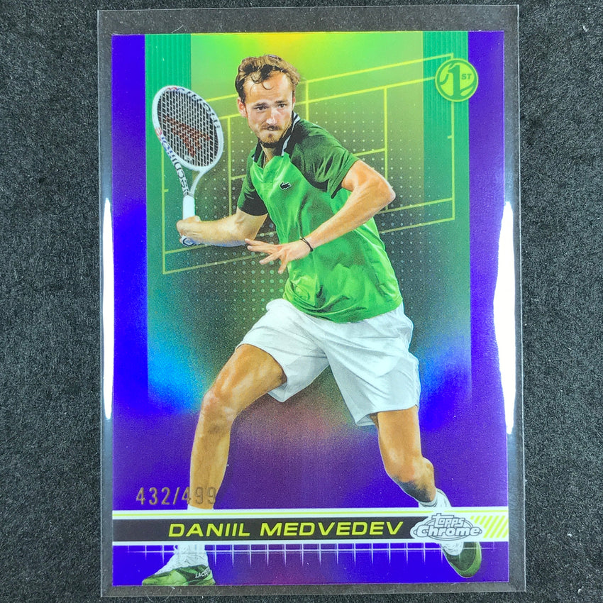 2024 Topps Chrome Tennis DANIIL MEDVEDEV Base Purple /499 #25