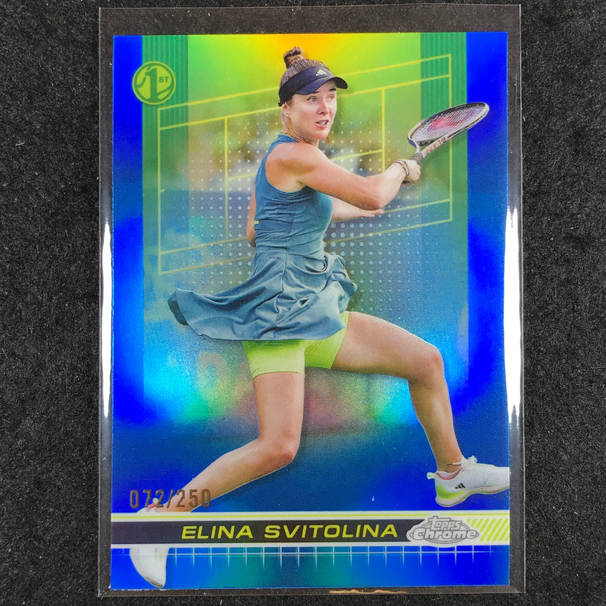 2024 Topps Chrome Tennis ELINA SVITOLINA Base Blue /250 #77