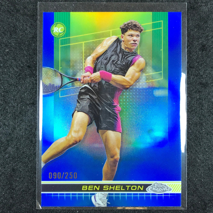 2024 Topps Chrome Tennis BEN SHELTON Rookie Base Blue /250 #89