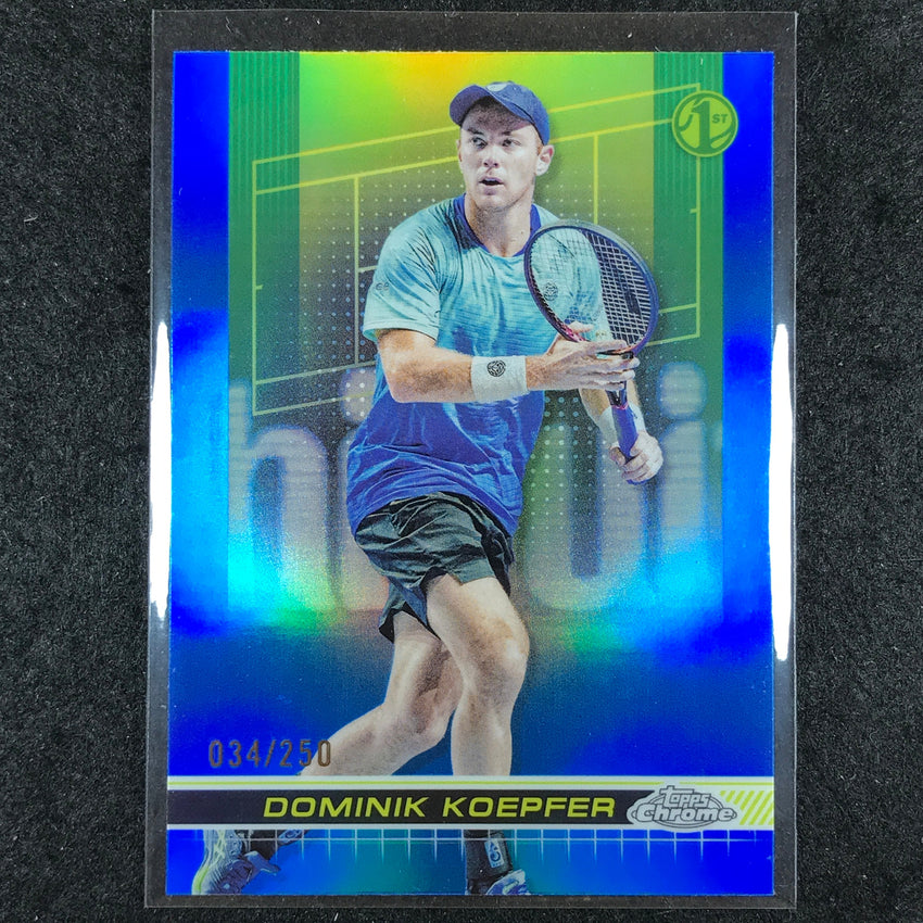 2024 Topps Chrome Tennis DOMINIK KOEPFER Base Blue /250 #95