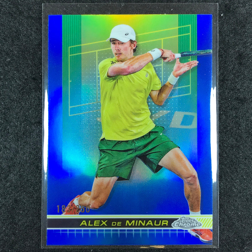 2024 Topps Chrome Tennis ALEX DE MINAUR Base Blue /250 #98