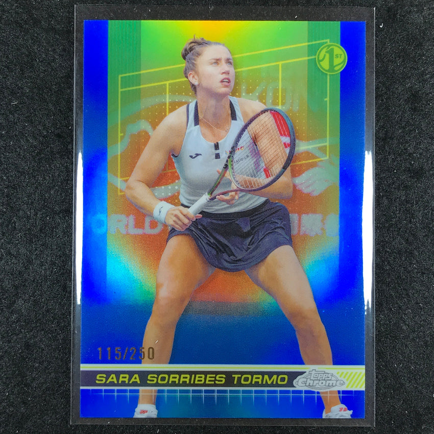 2024 Topps Chrome Tennis SARA SORRIBES TORMO Base Blue /250 #107