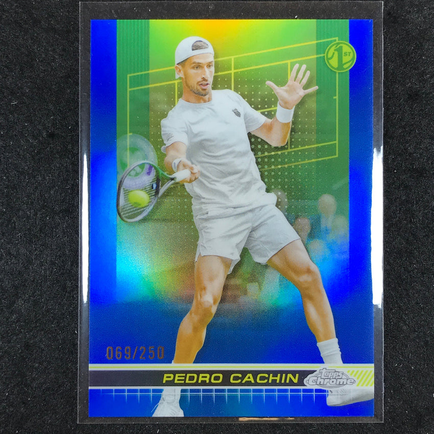2024 Topps Chrome Tennis PEDRO CACHIN Base Blue /250 #112