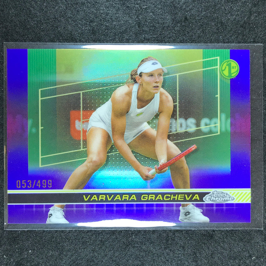 2024 Topps Chrome Tennis VARVARA GRACHEVA Base Purple /499 #27