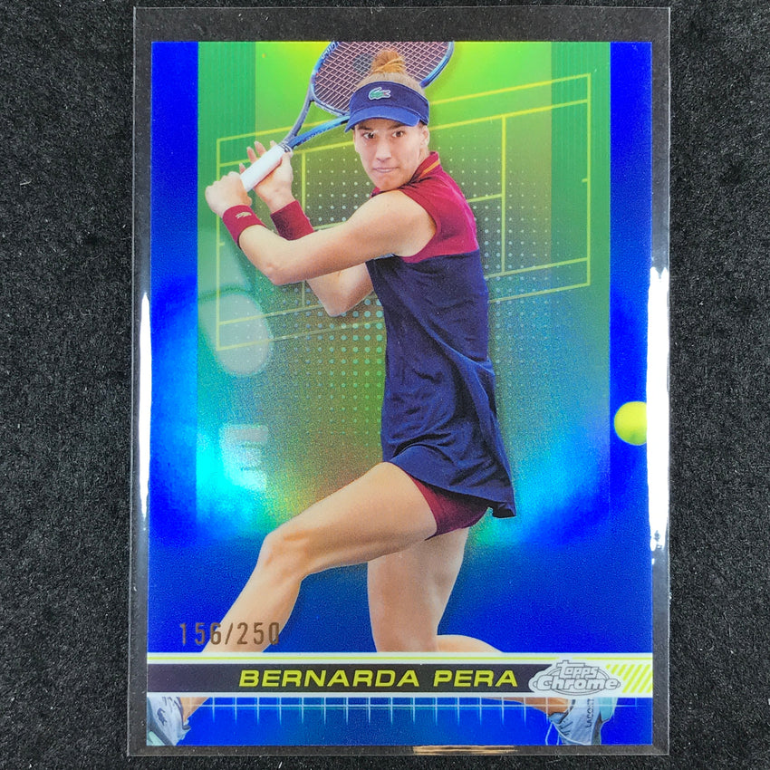 2024 Topps Chrome Tennis BERNARDA PERA Base Blue /250 #130
