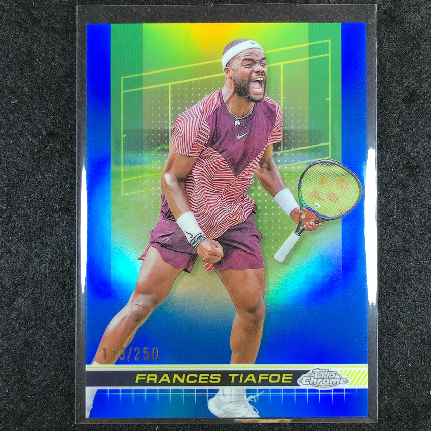 2024 Topps Chrome Tennis FRANCES TIAFOE Base Blue /250 #132