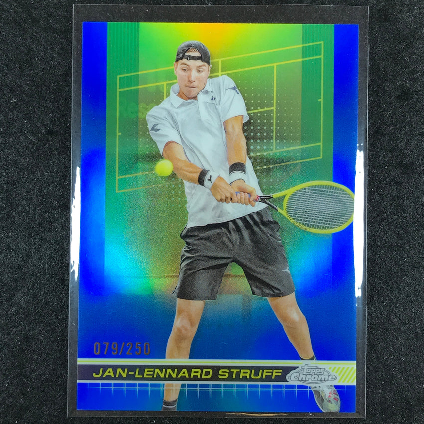 2024 Topps Chrome Tennis JAN-LENNARD STRUFF Base Blue /250 #139