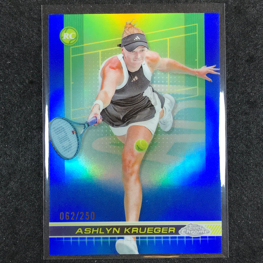 2024 Topps Chrome Tennis ASHLYN KRUEGER Rookie Base Blue /250 #140